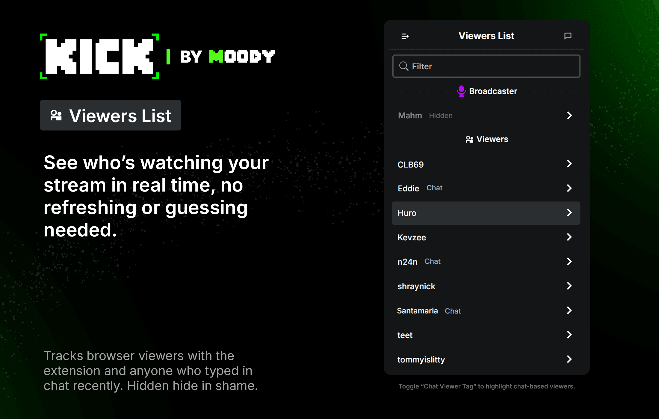 Kick.com Extension Screenshot 1